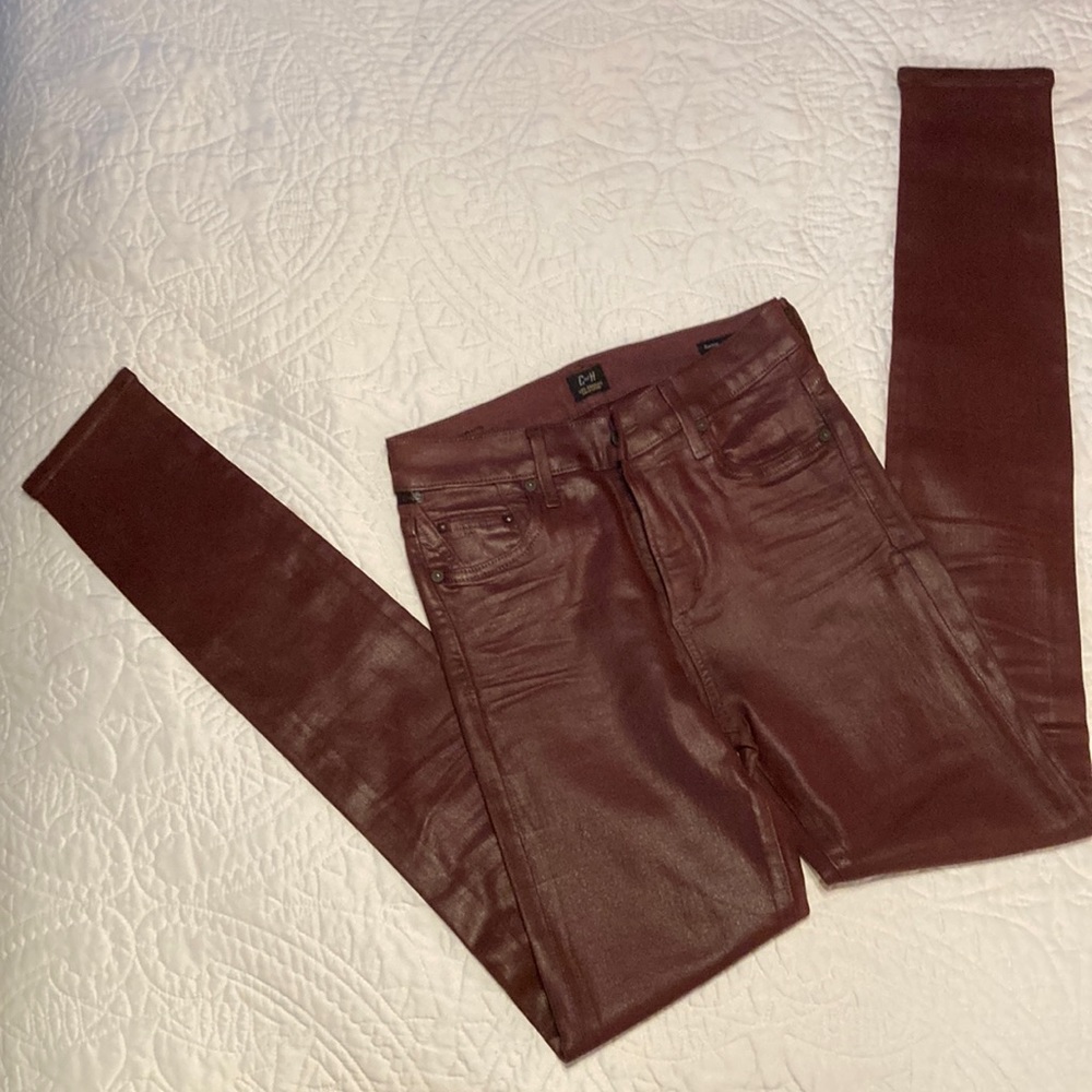 Citizens of Humanity coated jeans.